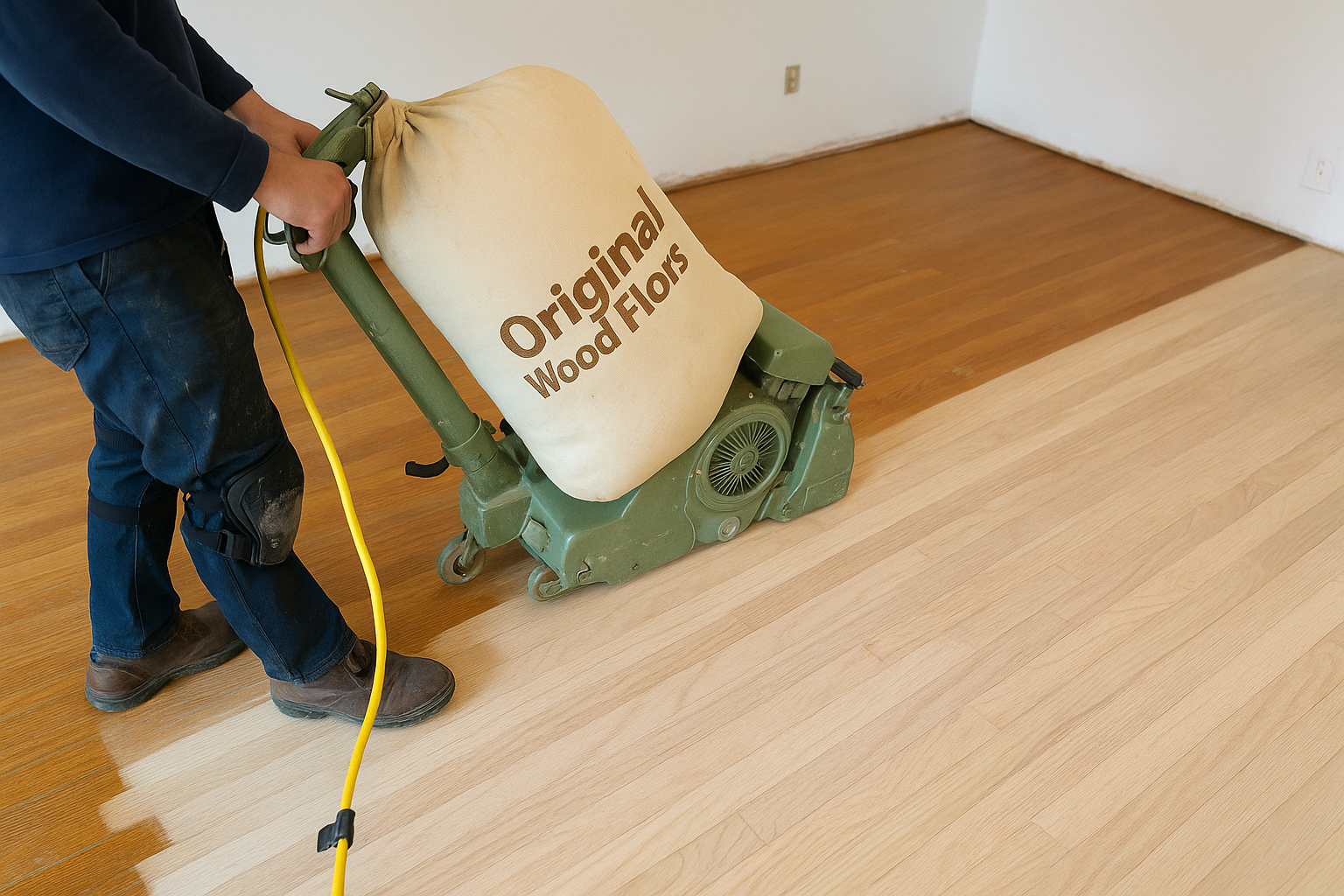 Expert wood floor refinishing process